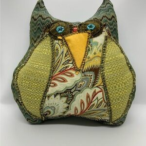 Whimsical accent Owl pillow